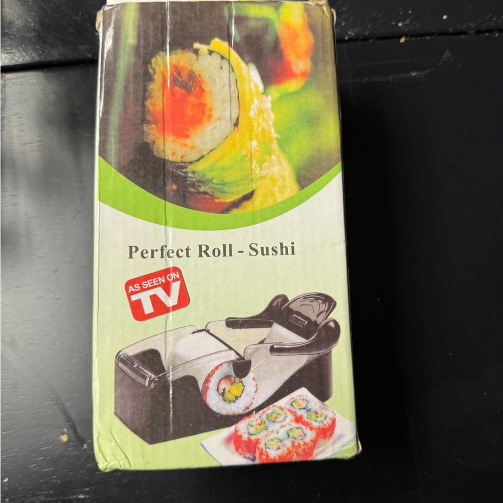 Sleek Black Sushi Roll Maker